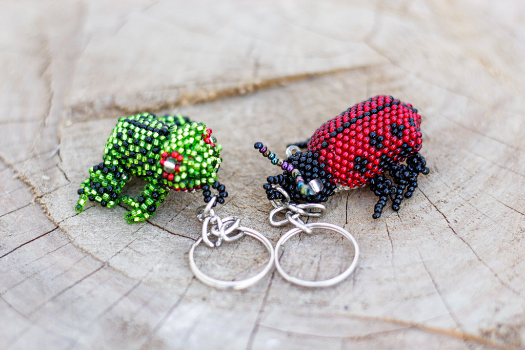 Frog & Ladybug Keychain