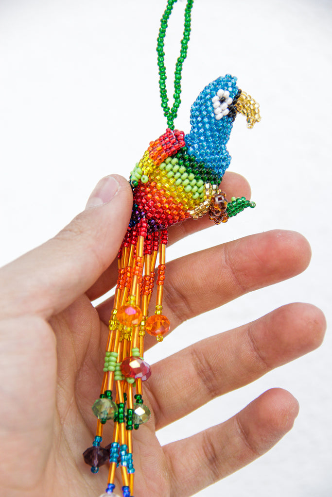 Macaw Keychain
