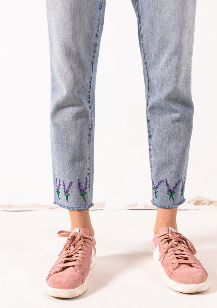 Lavender Ankle Jeans "Prism Collection"